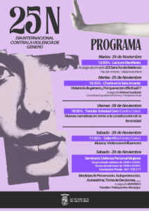 Copia de Cartel Actividades 25N 2025 Valle de Mena