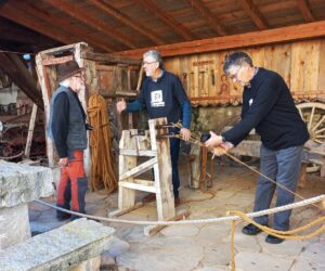 La máquina de hacer sogas.