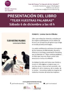 TEJER VUESTRAS PALABRAS