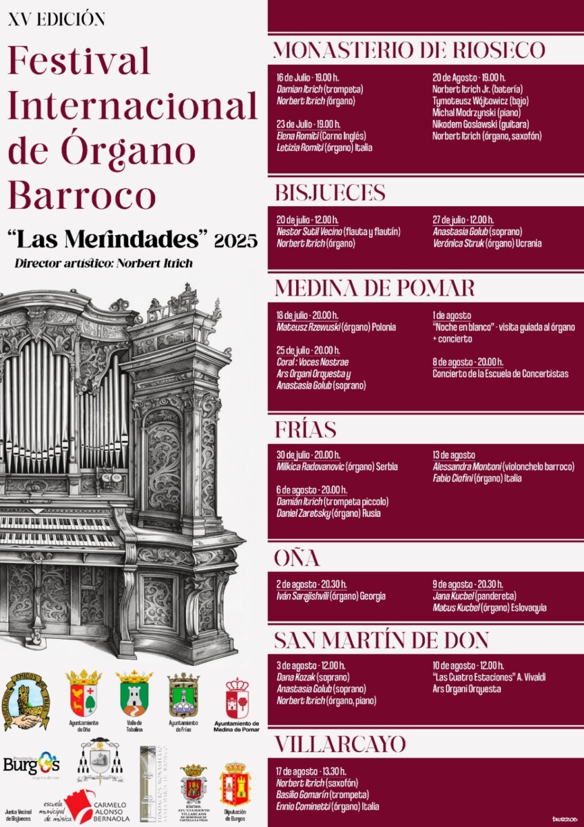 XV FESTIVAL DE ORGANO BARROCO DE LAS MERINDADES